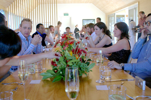 Assembling for Harvest Dinner