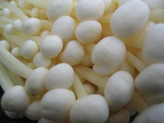 Enoki mushrooms