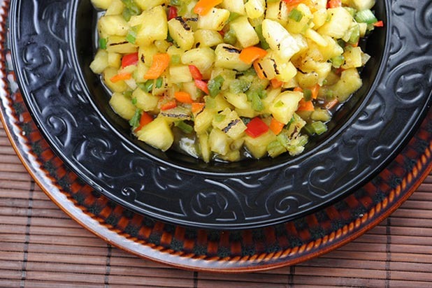 10. Grilled Pineapple Mango Salsa