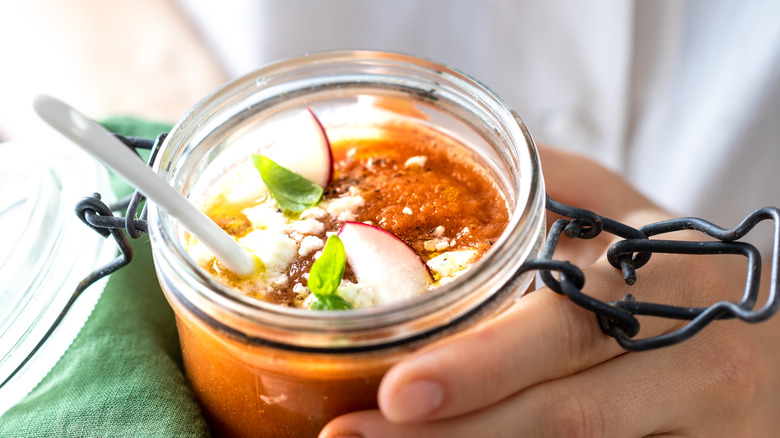 Soup in a jar