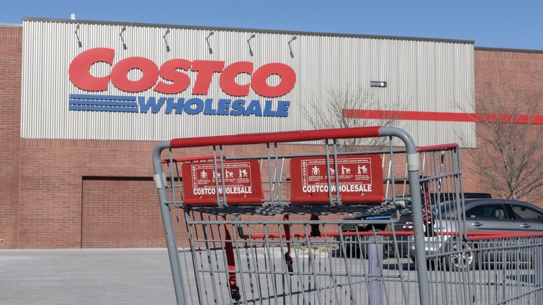 Exterior of Costco supermarket