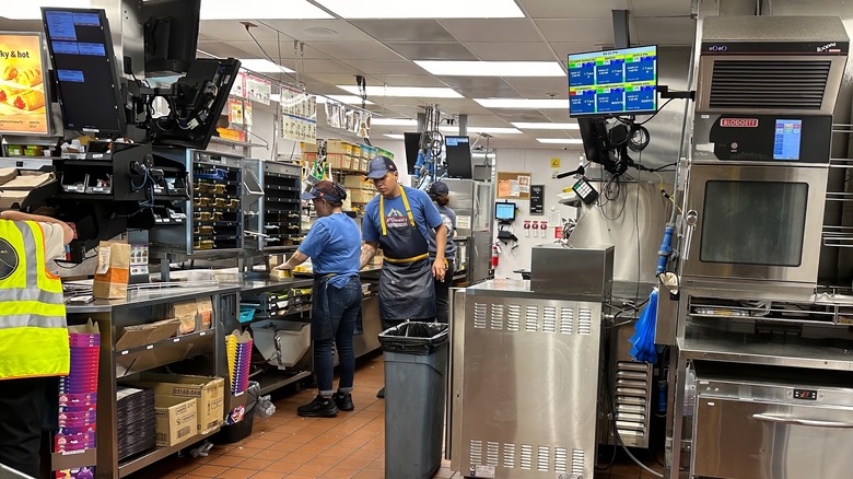 Inside a McDonald's kitchen