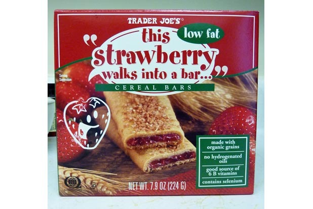 Best Fruit Snacks: #3 "this strawberry walks into a bar..." Cereal Bars