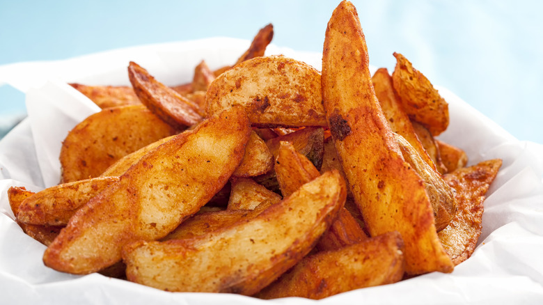 spicy potato wedges