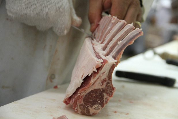 Frenching a Rack of Lamb