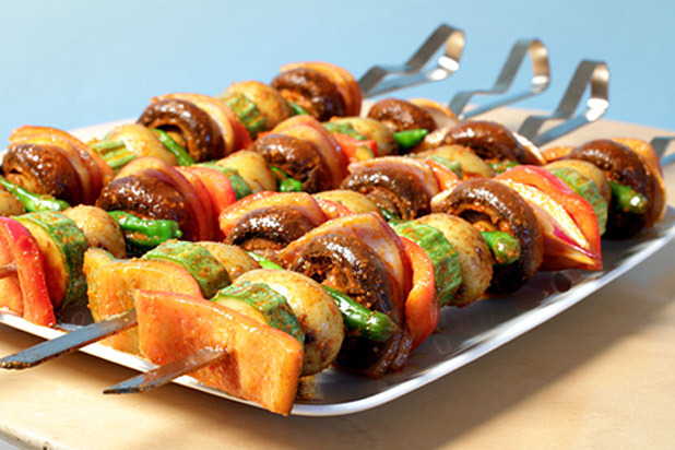 7. Vegetable Brochettes with Pimentón Marinade