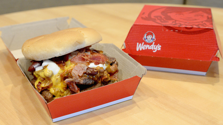 Wendy's chili cheese baconator