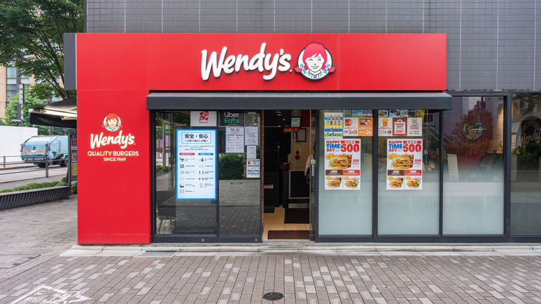 Wendy's storefront in Tokyo 