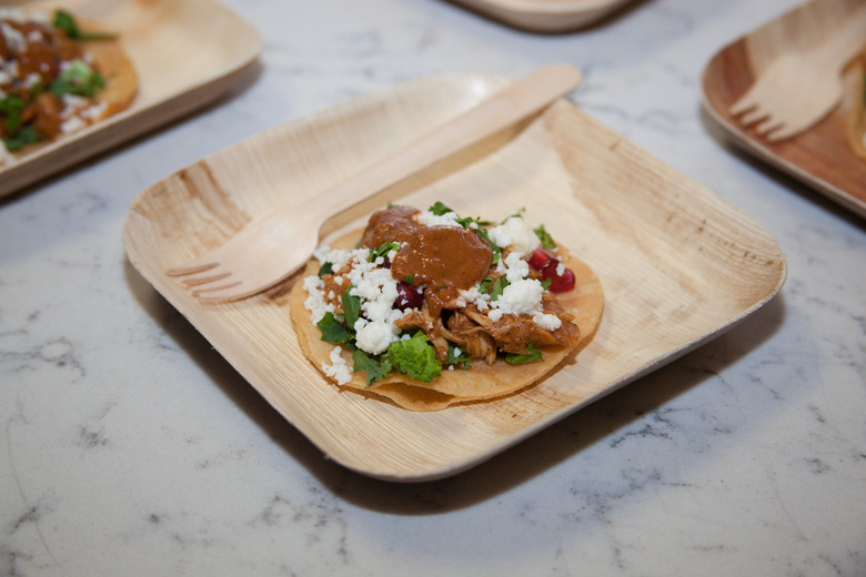 Chicken Mole Tostadas 