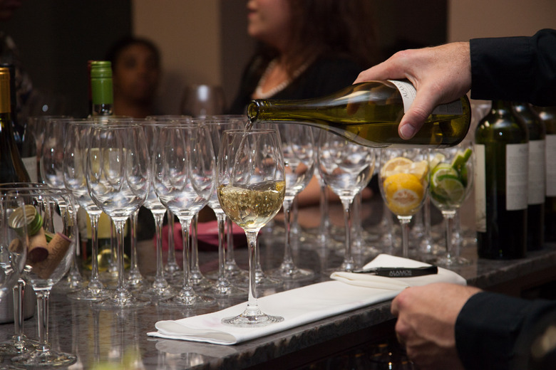 At the Bar, Guests Wait to Try Alamos Wines