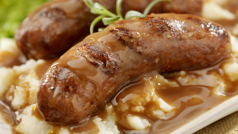 Bangers and mash