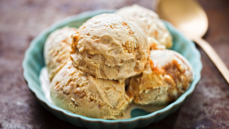 Salted caramel ice cream