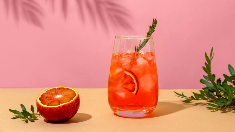 orange soda wine spritzer