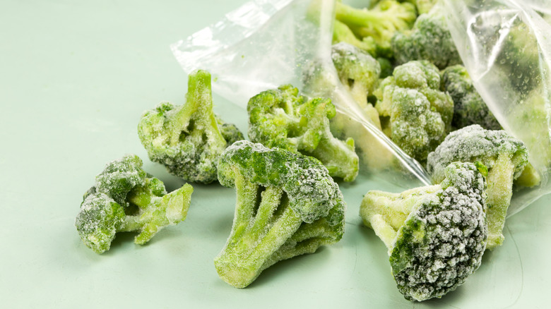 frozen broccoli florets