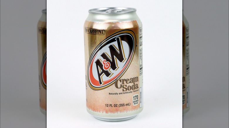 A&W brand cream soda