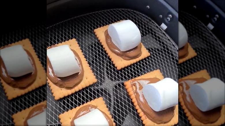 S'mores in an air fryer