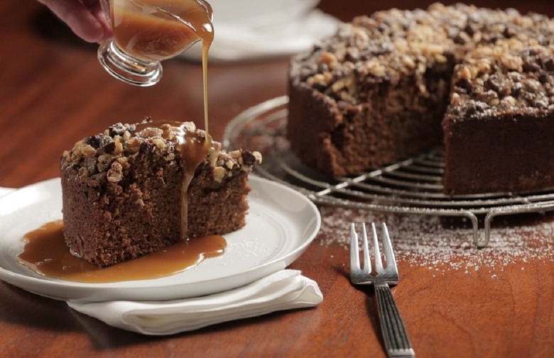 Double Date Cake With Whiskey Butterscotch Sauce