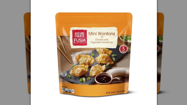 Fusia Asian Inspirations Mini Wontons Chicken and Vegetable Dumplings