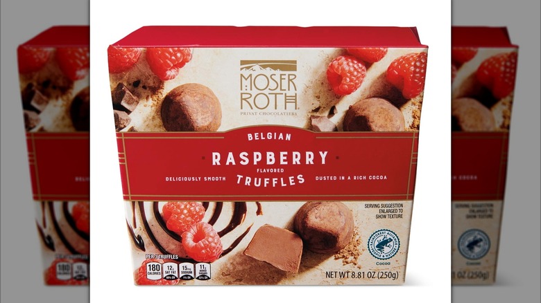 Aldi's Moser Roth Dusted Raspberry Truffles