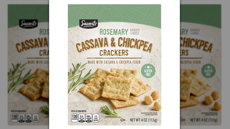 Savoritz Rosemary Chickpea Crackers