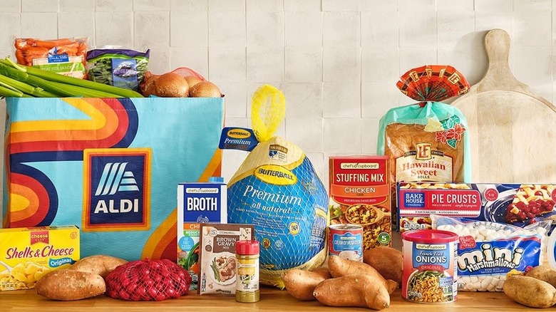 Thanksgiving groceries from ALDI