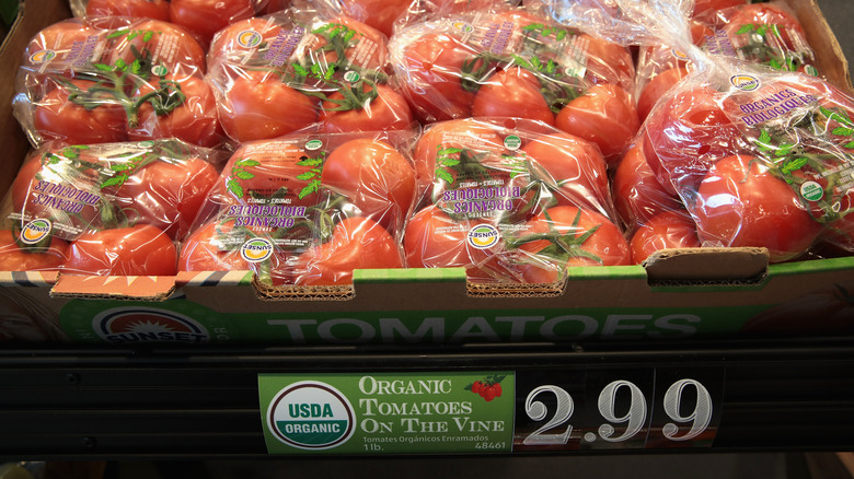 Tomatoes for sale in Aldi