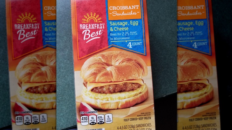 Aldi breakfast best croissant sandwich box