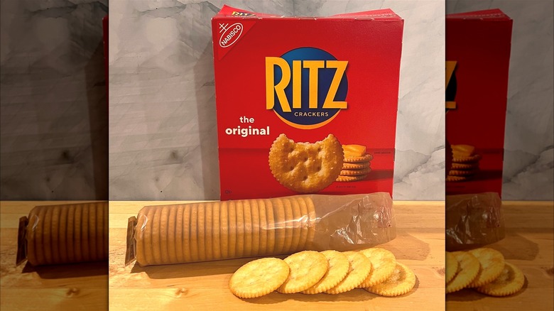 Box & package of Ritz crackers