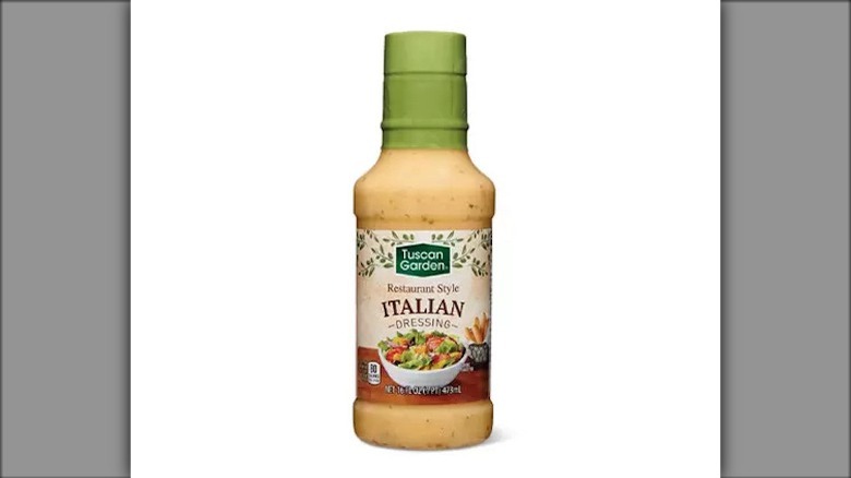 Bottle of Aldi Restaurant Style Italian Dressing