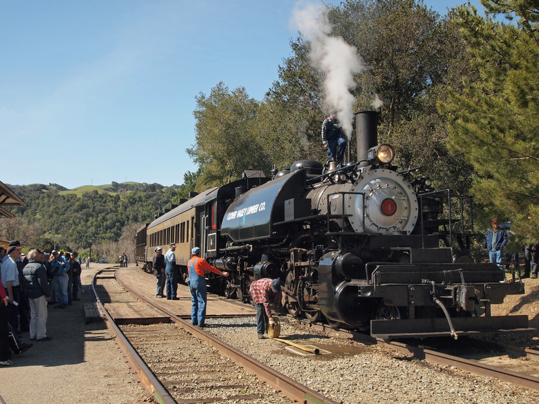 Train of Lights at Niles Canyon Railway (Niles and Sunol, California)