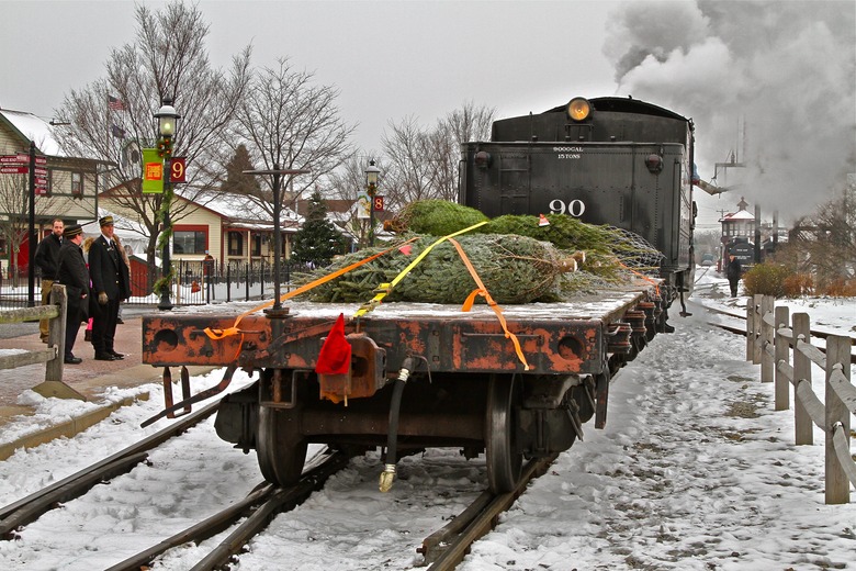 Christmas Tree Train at the Strasburg Railroad (Strasburg, Pennsylvania) 