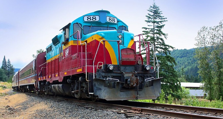 Train to Christmas Town at Mount Hood Railroad (Hood River to Parkdale, Oregon)