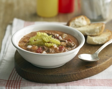 All-American Cheeseburger Soup