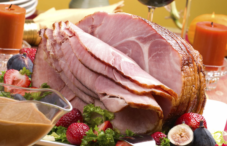 Ham with Marmalade–Bourbon Glaze