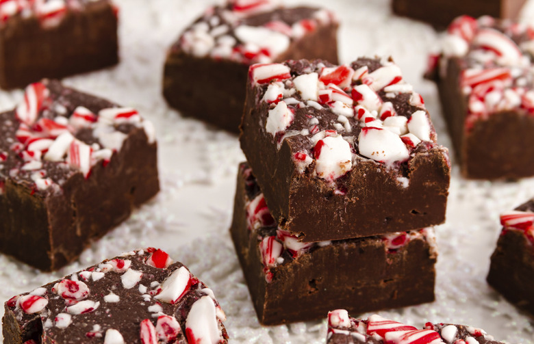 Chocolate Peppermint Fudge 