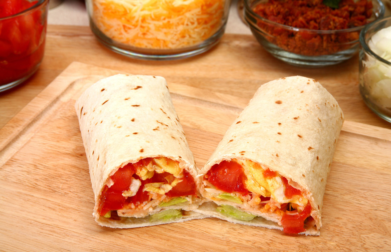 Vegetarian Breakfast Burrito  