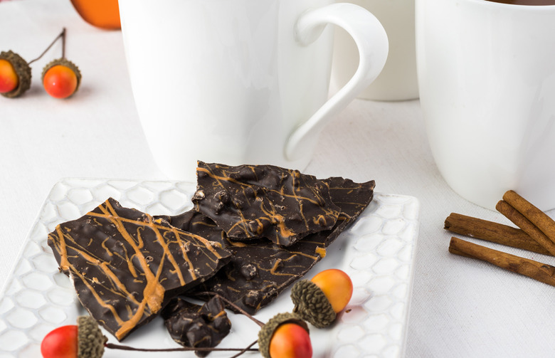 Chocolate Caramel Pretzel Bark