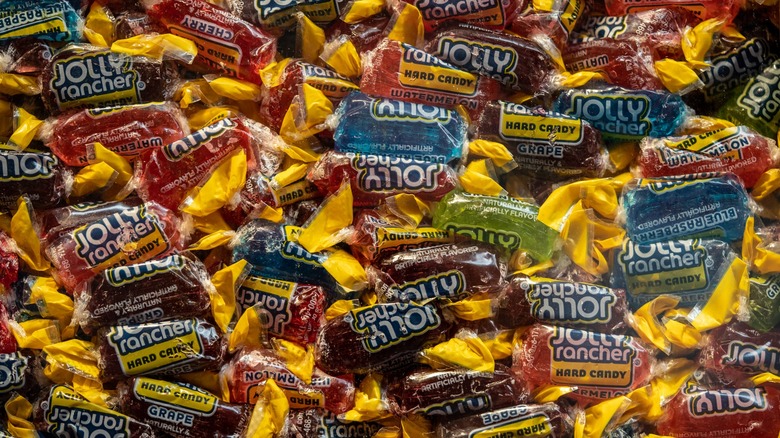 pile of jolly ranchers