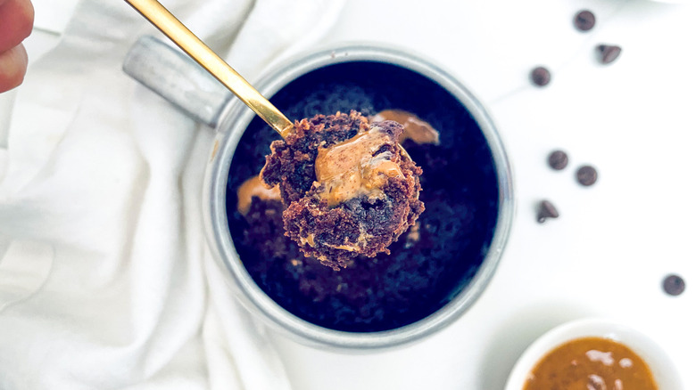 spoonful almond butter mug brownie