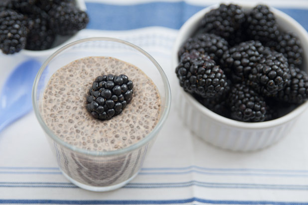 Berry Smoothie with Chia Seeds