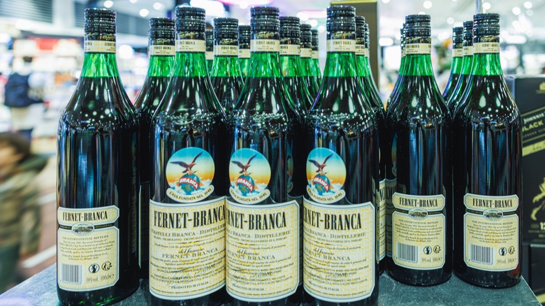 bottles of Fernet Branca