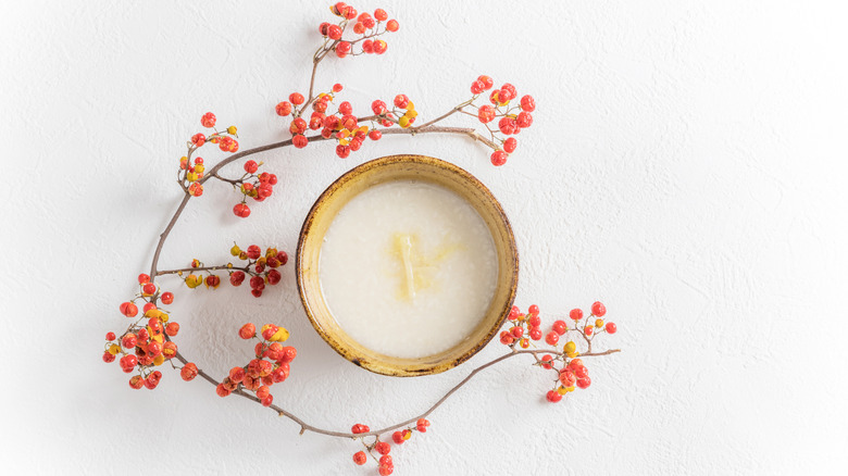 Amazake and decoration