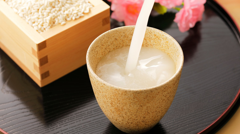 Cup of amazake 