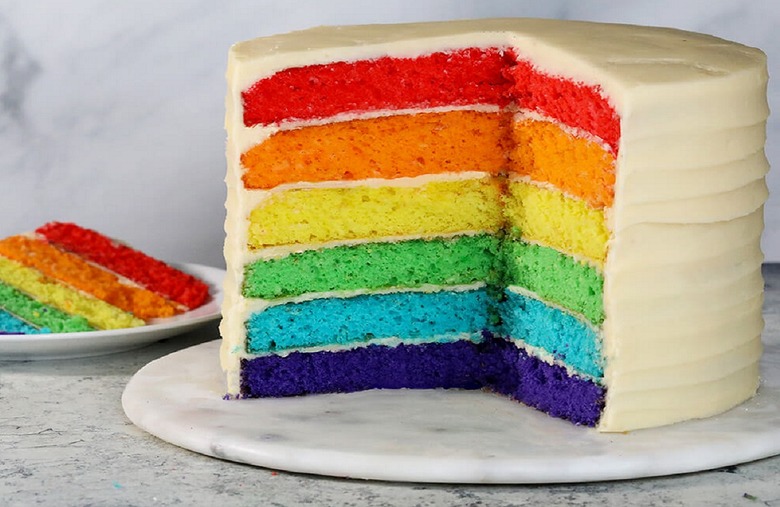 Rainbow Layer Cake 