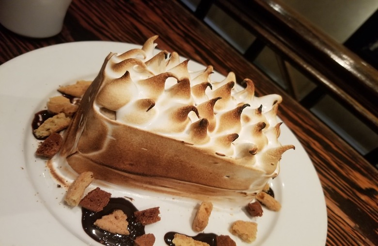 Bread Pudding Baked Alaska 