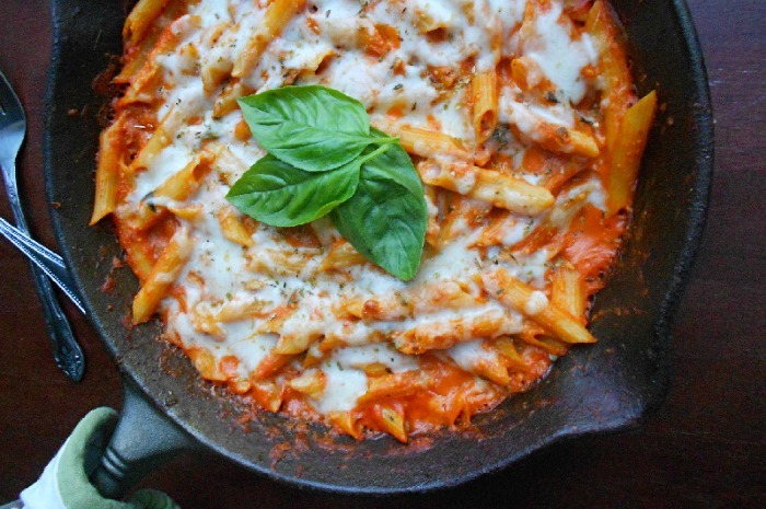 Skillet-Baked Penne