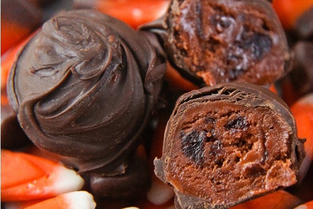 Easy Halloween Candy Chocolate Truffles