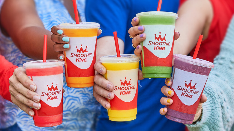 variety of colorful Smoothie King