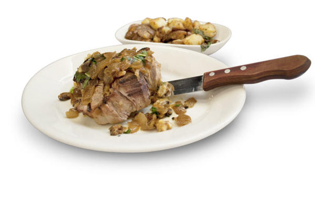 1) Maggiano's Little Italy: Veal Porterhouse with Crispy Red Potatoes