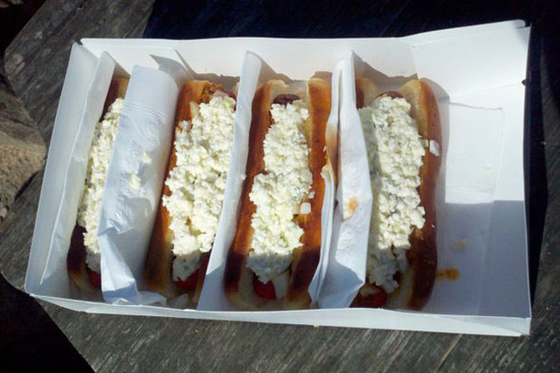 14) J. S. Pulliam Barbecue, Winston-Salem, N.C.: Chili Slaw Dog